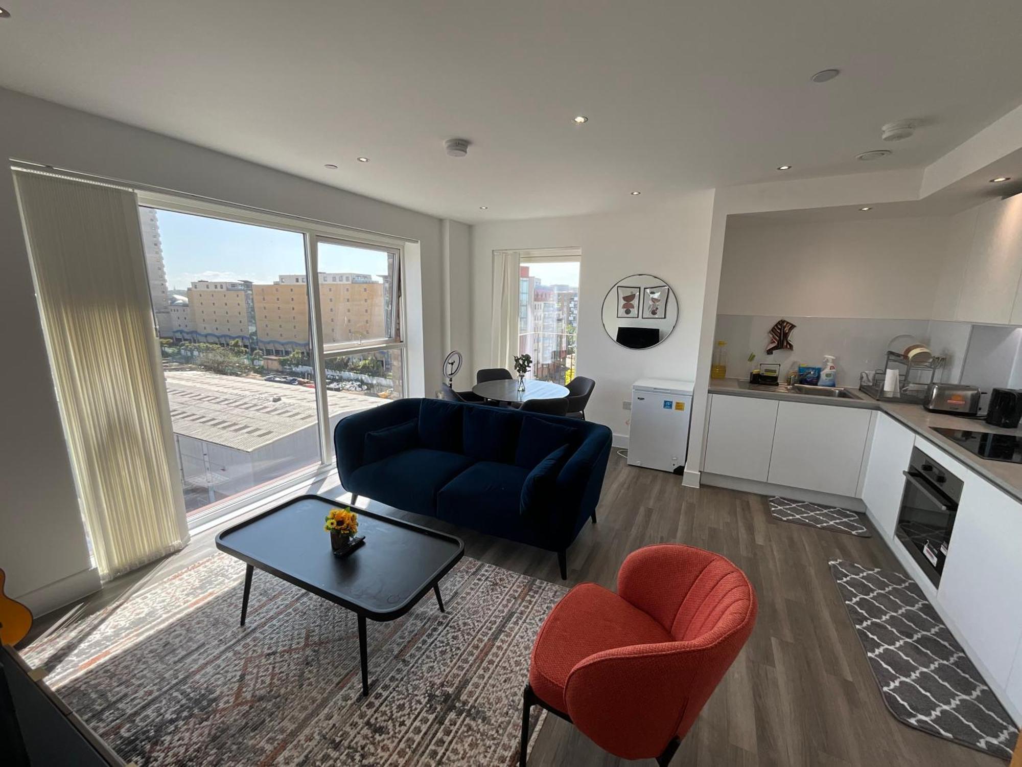 Deluxe Double Bed In Shared Apt Near Canary Wharf, City Airport & O2 Arena With Thames View Londýn Exteriér fotografie