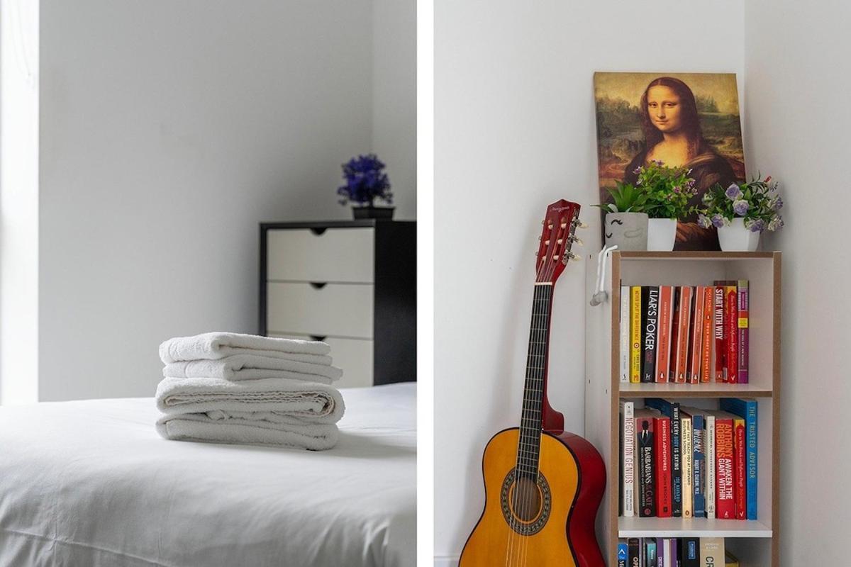 Deluxe Double Bed In Shared Apt Near Canary Wharf, City Airport & O2 Arena With Thames View Londýn Exteriér fotografie